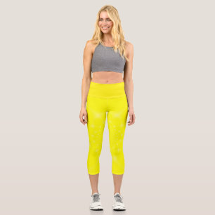 Leggings Capri Jaune pétillant