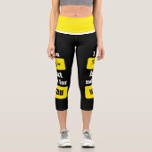 Leggings Capri je suis célibataire (Recto)