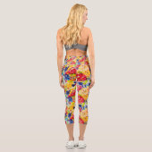 LEGGINGS CAPRI JE SUIS TOUS DES LÉGUMES DU CAPRI ROSE ! (Verso)
