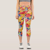 LEGGINGS CAPRI JE SUIS TOUS DES LÉGUMES DU CAPRI ROSE ! (Recto)