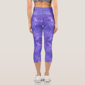 Leggings Capri Jelly Gouache Jelly de la lune violette (Verso)