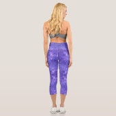 Leggings Capri Jelly Gouache Jelly de la lune violette (Verso)