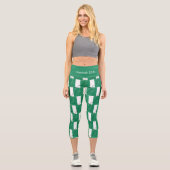 Leggings Capri Jérémie 29:11 | Patriotique | DRAPEAU NIGERIA (Recto)
