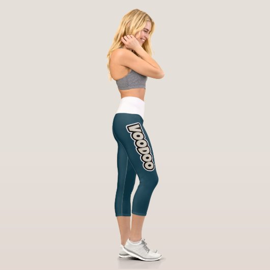 Leggings Capri Jeton Voodoo Haut Taille Yoga Capris (Droite)