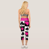 Leggings Capri Jeu de cartes (Verso)
