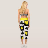 Leggings Capri Jeu de cartes (Verso)