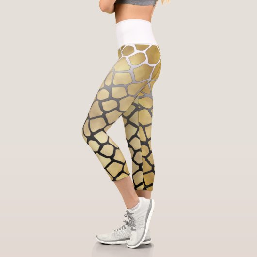 Leggings Capri jirafa lindo (Gauche)