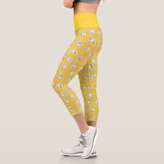 Leggings Capri Johnny Bravo Motif de caractères (Gauche)