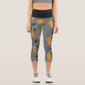 Leggings Capri Joli Doodle Motif Halloween Yoga (Recto)