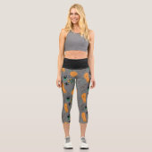 Leggings Capri Joli Doodle Motif Halloween Yoga (Recto)