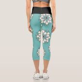 Leggings Capri Joli en sarcelle (Verso)