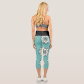 Leggings Capri Joli en sarcelle (Verso)