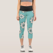 Leggings Capri Joli en sarcelle (Recto)