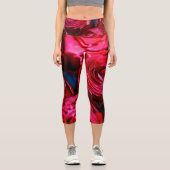 Leggings Capri Joli Ensemble De Roses Rouges (Recto)