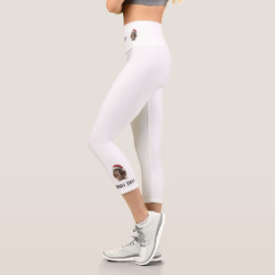 Leggings Capri Joli Kiwi de Noël, coutume