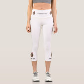 Leggings Capri Joli Kiwi de Noël, coutume (Recto)