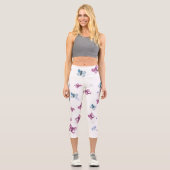 Leggings Capri Joli papillon Pastel (Recto)