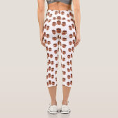 Leggings Capri Jolies chansons chantent des chansons pour les enf (Verso)