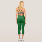 Leggings Capri Jour de la Saint Patrick Sassy Lassie Funny Irish (Verso)