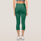 Leggings Capri Joyeuse Saint Patrick journée Arc-en-ciel Trèfle (Verso)