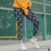 Leggings Capri Joyeux Noël Festivals Arbres Motif Snowflakes