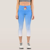 Leggings Capri Joyeux Père Noël (Recto)