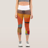 Leggings Capri Joyful Mountain Landcape par Paul Klee (Recto)