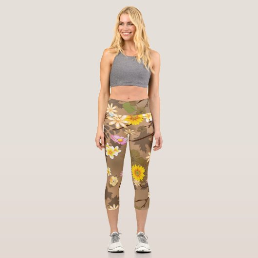 Leggings Capri Jungle imaginaire 2 (Recto)
