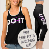 Leggings Capri Just DO IT Women's Exercise