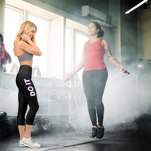 Leggings Capri Juste FAIS LE Women's Exercise