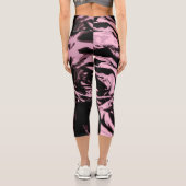 Leggings Capri Juste quelques Roses (Verso)