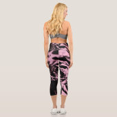 Leggings Capri Juste quelques Roses (Verso)