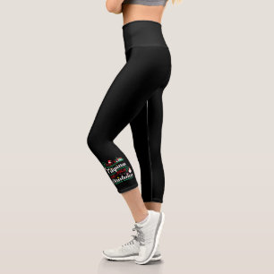 Leggings Capri Juste une Philippine qui aime Noël