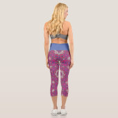 Leggings Capri Kaléidoscope art vingt du volume neuf (Verso)