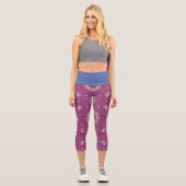 Leggings Capri Kaléidoscope art vingt du volume neuf (Recto)