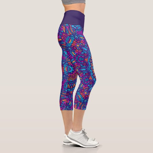 Leggings Capri Kaleidoscope Mandala (Droite)