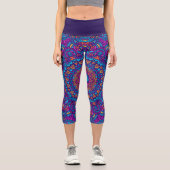 Leggings Capri Kaleidoscope Mandala (Recto)