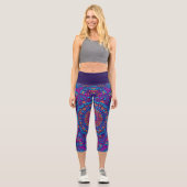 Leggings Capri Kaleidoscope Mandala (Recto)