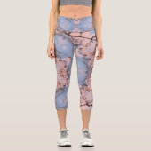 Leggings Capri Kaleidoscope Matin Bleu & Frost Rose (Recto)