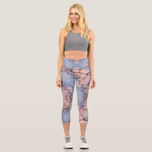 Leggings Capri Kaleidoscope Matin Bleu & Frost Rose
