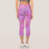 Leggings Capri Kaleidoscope rose (Verso)
