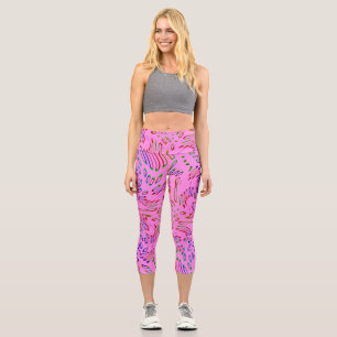 Leggings Capri Kaleidoscope rose