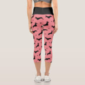Leggings Capri King Short Hair Dachshund - motif 1 (Verso)