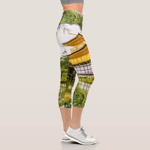 Leggings Capri Kinkaku-ji, le pavillon d'or, Kyoto