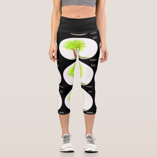 Leggings Capri km tree painting capri (Recto)