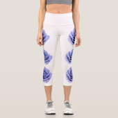 Leggings Capri La beauté fragile d'un Rose (Recto)