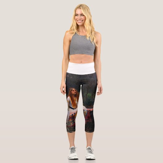 Leggings Capri La Dame de Shalott par John William Waterhouse (Recto)