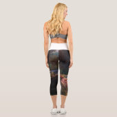 Leggings Capri La Dame de Shalott par John William Waterhouse (Verso)