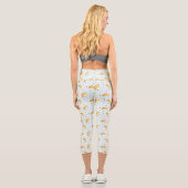 Leggings Capri La faim du Motif de Tacos (Verso)