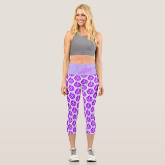 Leggings Capri La Flamme Violette Sacrée - Je Suis